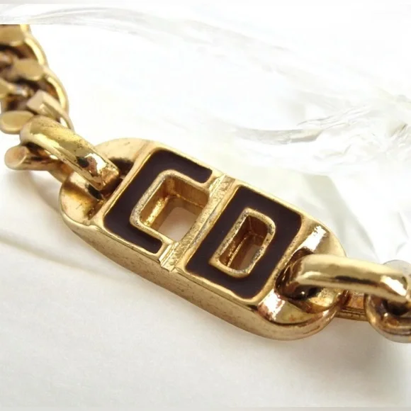 DIOR Signature Logo Chain Necklace 😍❤️